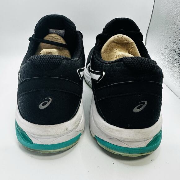 Asics GT-1000 6 VI Black Atlantis Green Womens 10 Running Shoes Trainers T7A9N - Picture 5 of 8